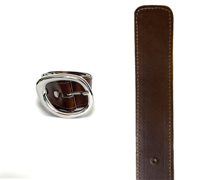 Cinturón Rayie Plateado